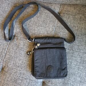 Kipling Black Small Nylon Crossbody Bag